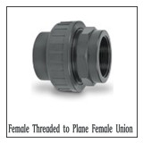 Female Thread Socket Union - Plain (pressure)