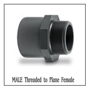 Male Thread - Plain Female (pressure)