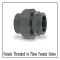 Female Thread Socket Union - Plain (pressure)